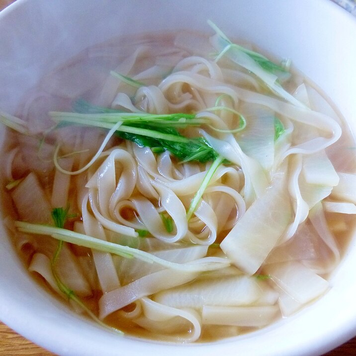 水菜と大根の米粉麺 レシピ 作り方 By 4045g 楽天レシピ